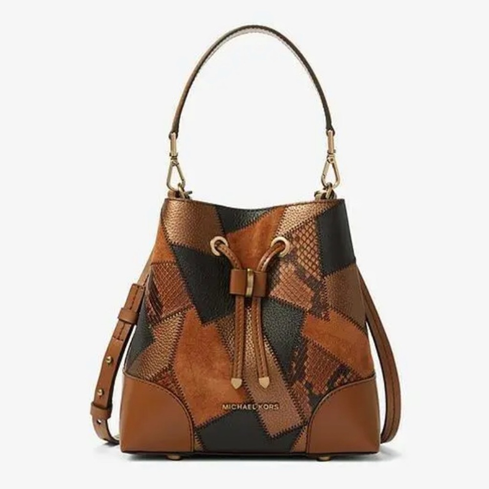 Michael Kors Mercer Gallery Patchwork Bucket Bag